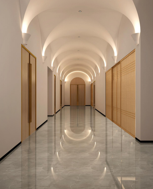 接待及會議區走廊