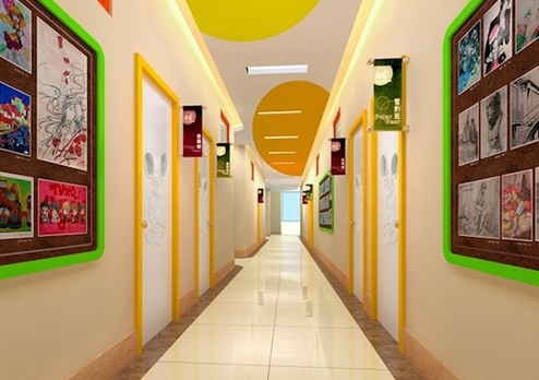 昂立培訓中心教育空間裝修設計