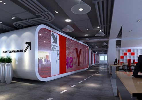 廣州粉嘟嘟飾品有限公司辦公室裝修設計